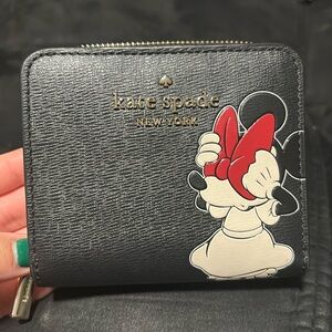 Kate Spade New York Disney X Minnie Mouse Zip Around Wallet